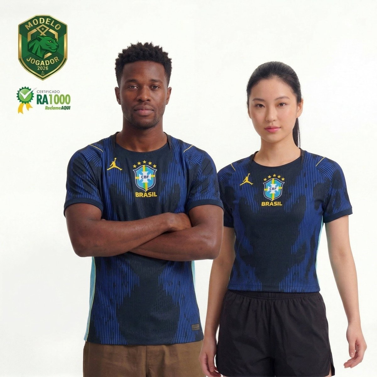 Camisa Oficial Seleção Brasileira 2026 - Jogador Pro® - Fábrica do Hexa - Mantos da Seleção 2026